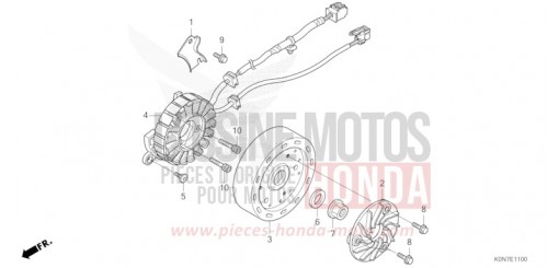 KLIMAANLAGE, GENERATORANLASSER CBF125MM de 2021